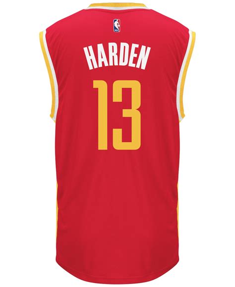 mens houston rockets james harden adidas red alternate replica jersey|james harden sixers shirt.